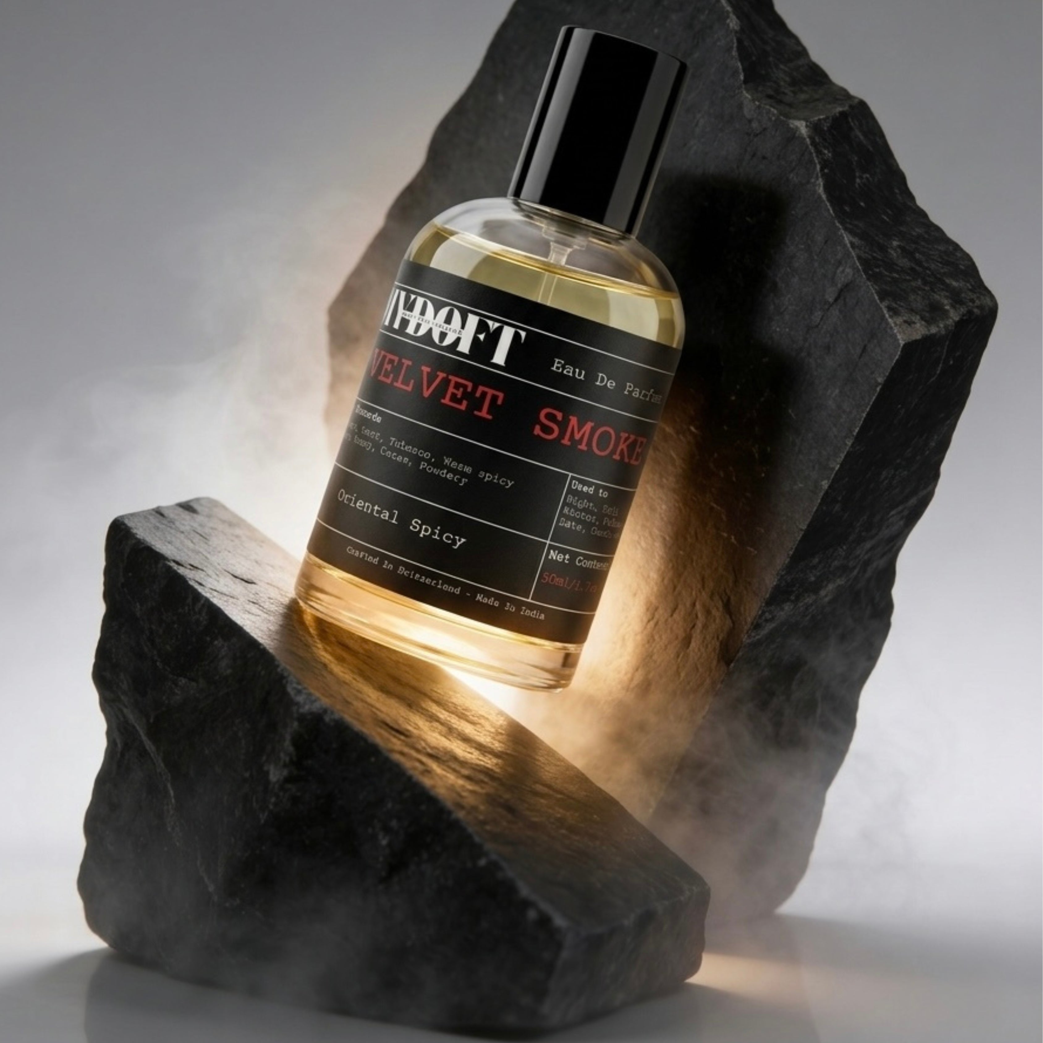 MYDOFT Velvet Smoke | Eau De Parfum | Sweet Vanilla Tobacco Warm Spicy Perfume | Unisex