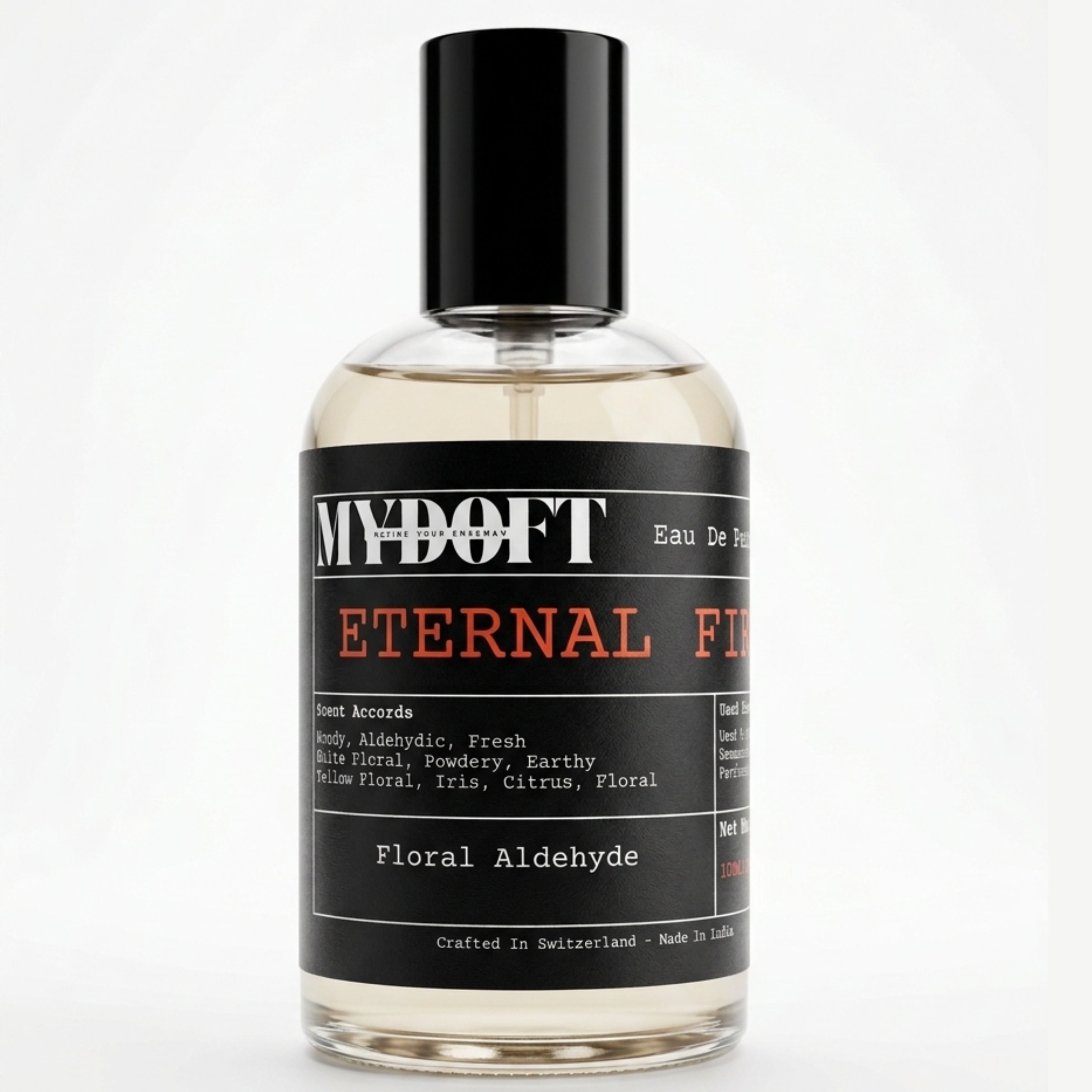 MYDOFT Eternal 5 | Eau De Parfum  Powdery Woody Iris Perfume with Musky White Floral & Citrus Notes | Women
