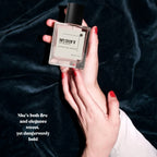 MYDOFT VELVET KISS IN THE HANDS OF A WOMEN