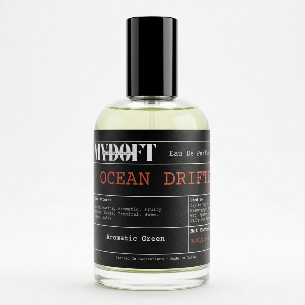 MYDOFT Ocean Drift | Fresh, Aromatic, Citrus & Clean | Inspired by Dun@ill Blue | Men - 50ml