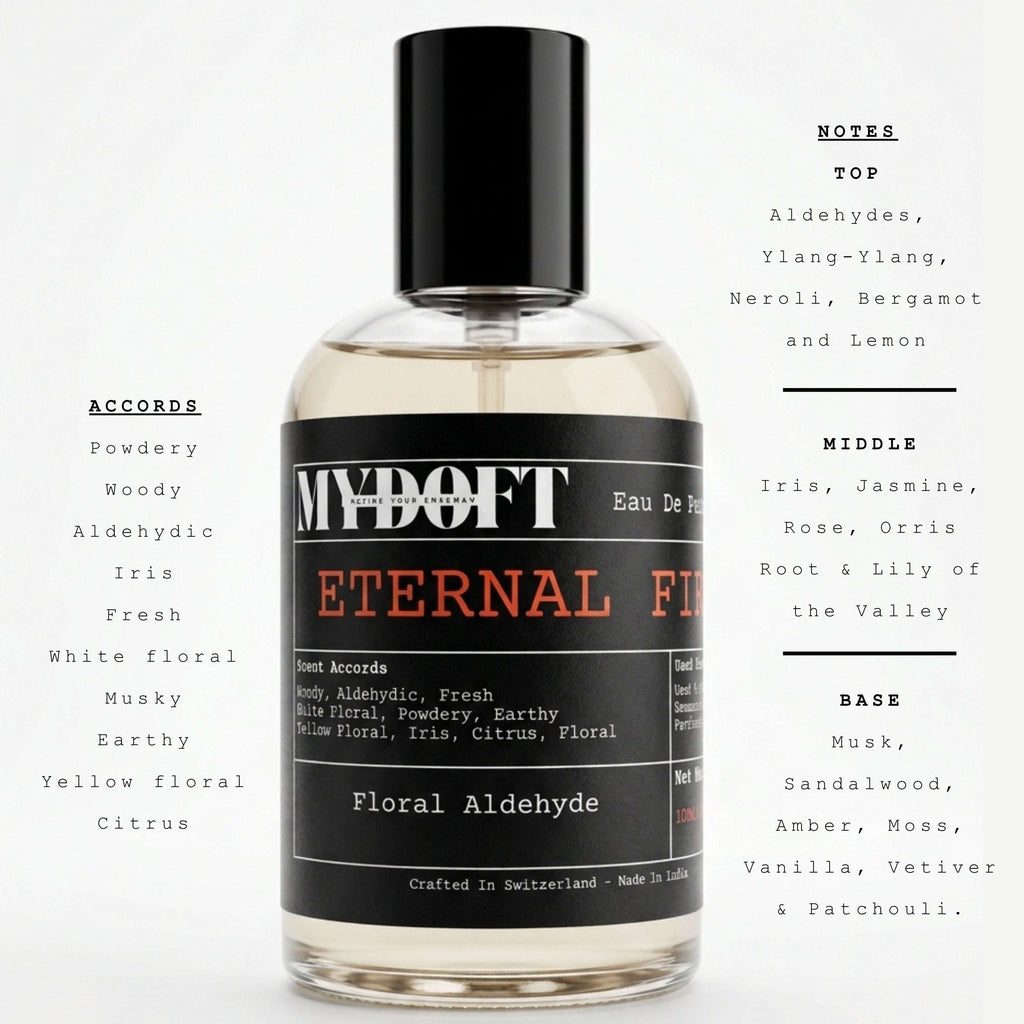 MYDOFT Eternal 5 | Lush, Creamy & Distinctly Floral | Inspired by Chan@l No.5 | Women - 50ml