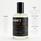 MYDOFT Ocean Drift | Eau De Parfum | Aromatic Green Citrus Marine Aquatic Perfume with Fruity & Amber Notes | Men