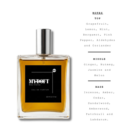 MYDOFT Bleu Intense | EDP | Inspired by Bleu de Chanel EDP | Men | 50 ml