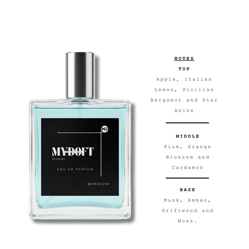 MYDOFT GLACIA | EDP | Inspired By Hawas Ice From Rasasi | Men | 50 ml