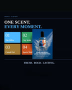 MYDOFT Sky Elixer | Extrait de Parfum | Aromatic Marine, Ozonic & Citrus Fresh Woody Amber Perfume | Unisex