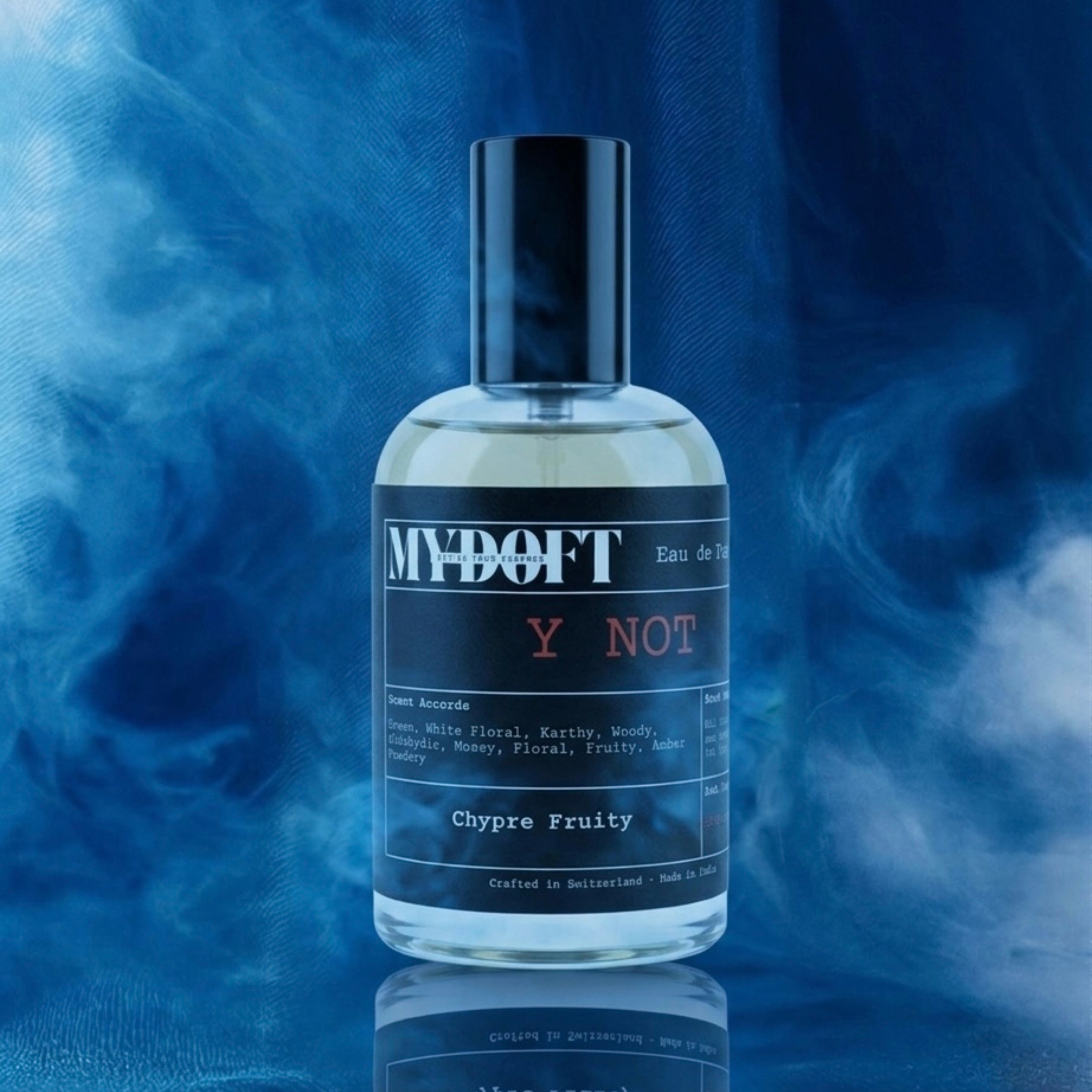 MYDOFT Y Not | Eau De Parfum | Chypre Fruity Perfume with Green, White Floral & Woody Notes | Women